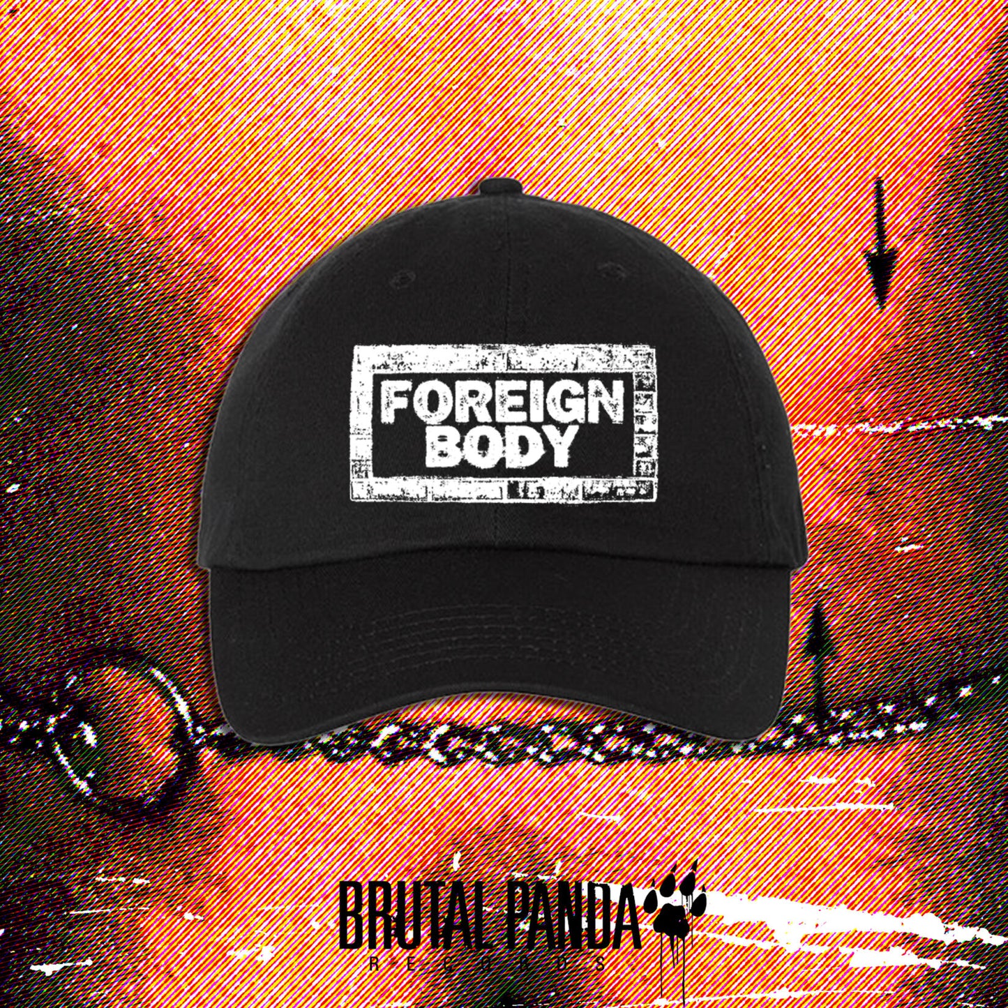 FOREIGN BODY - Embroidered Logo Dad Hat