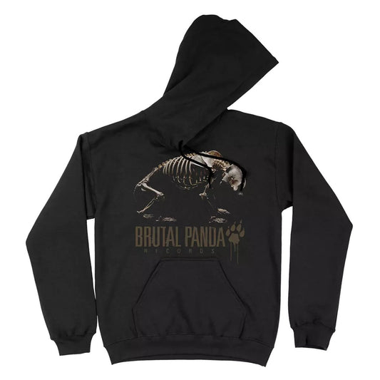 Brutal Panda Records - Panda Skeleton Hoodie Sweatshirt (Designed by Jacob Bannon)