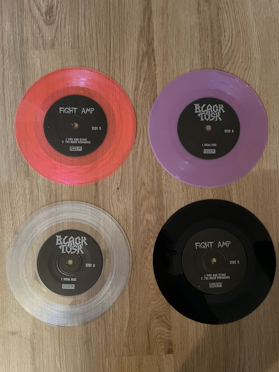 BLACK TUSK / FIGHT AMP - Split 7" Vinyl