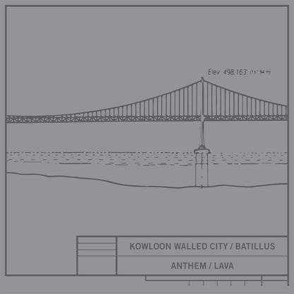 KOWLOON WALLED CITY / BATILLUS - Split 7" Vinyl