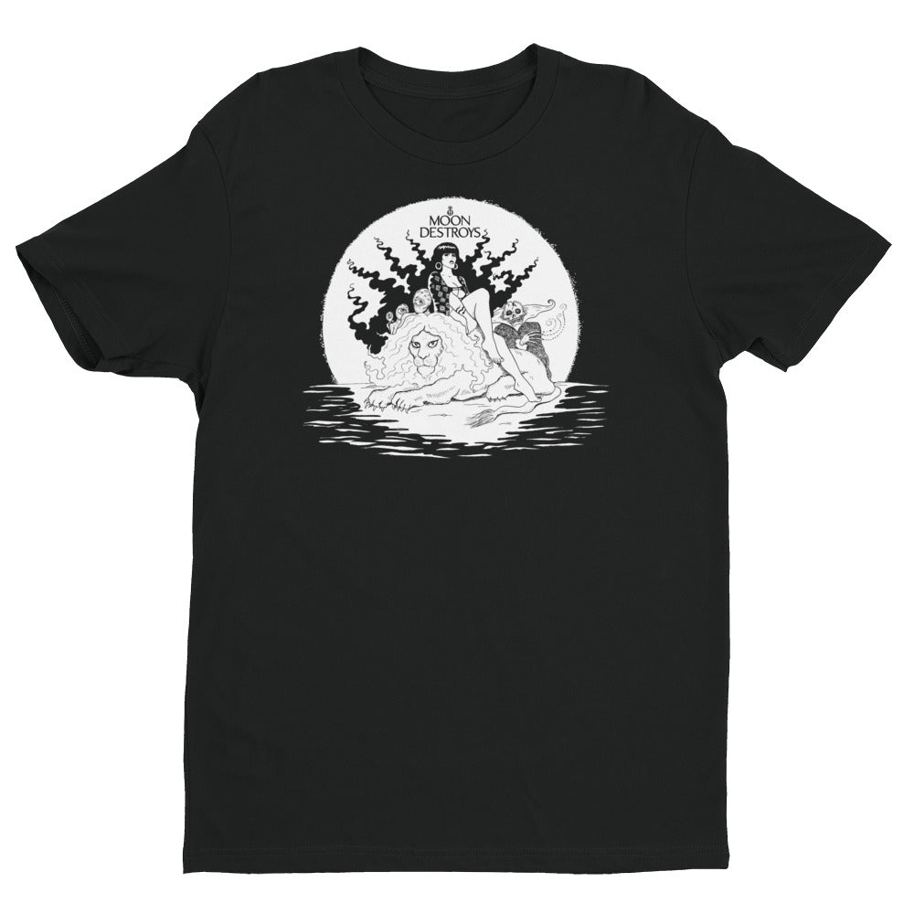 Moon Destroys Short Sleeve T-shirt