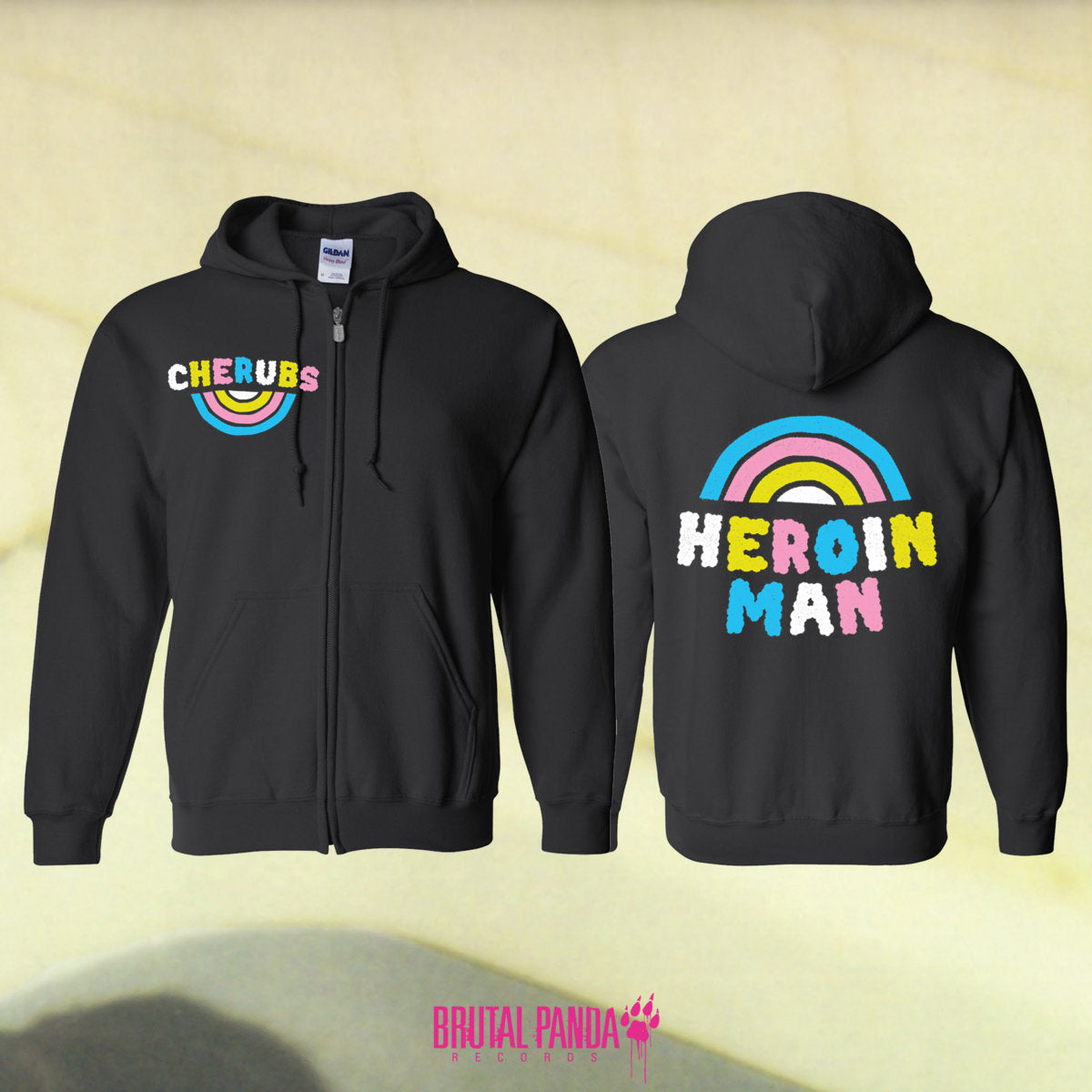 CHERUBS Heroin Man - Zip-Up Hooded Sweatshirt (Pre-Order)
