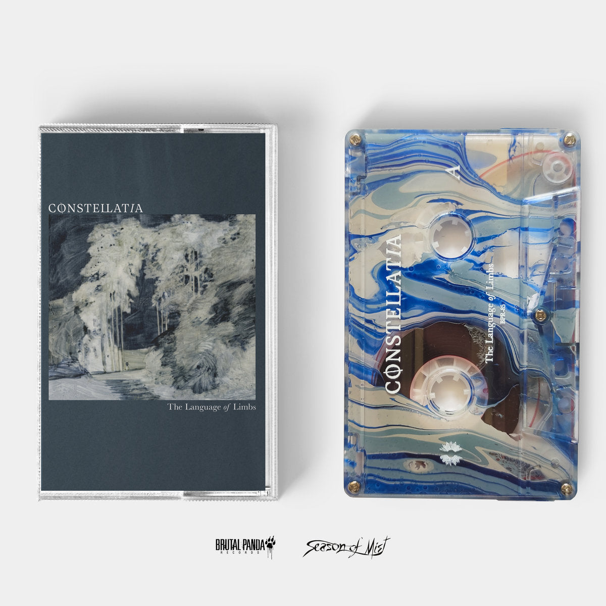 CONSTELLATIA - The Language of Limbs - Hand Painted Cassette Tape