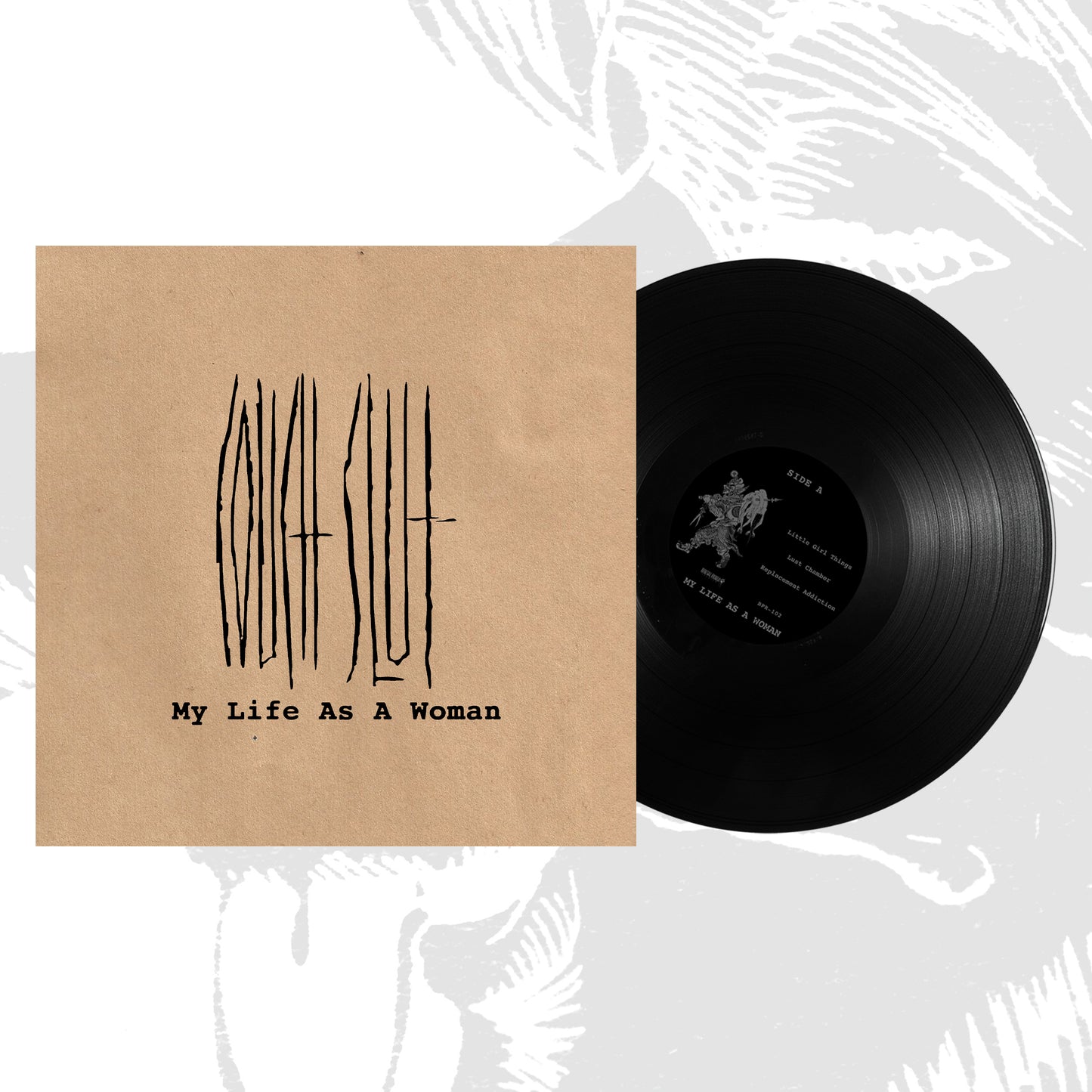 COUCH SLUT - My Life As A Woman - Vinyl + T-Shirt Bundle