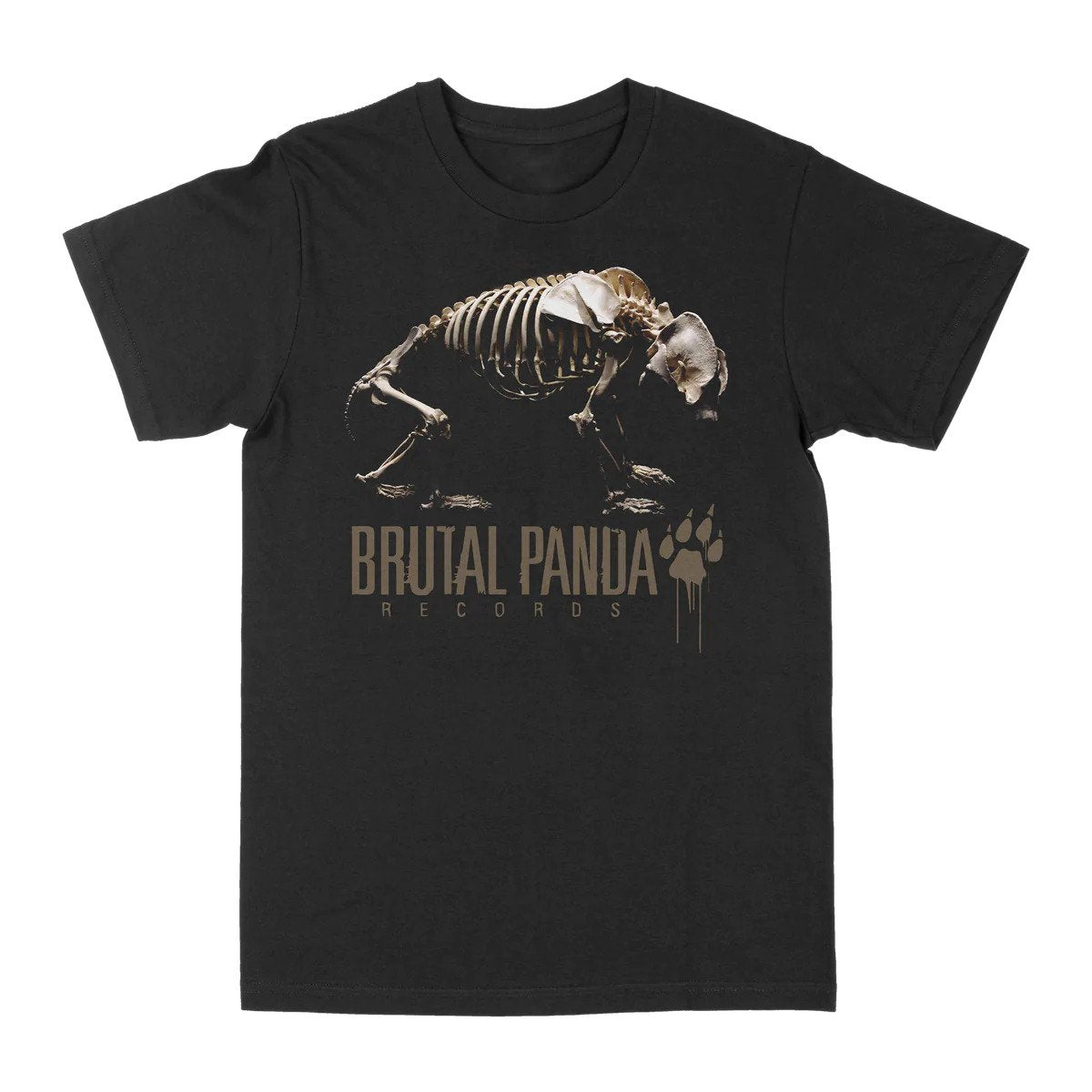 Brutal Panda Records - Panda Skeleton T-Shirt (Designed by Jacob Bannon)