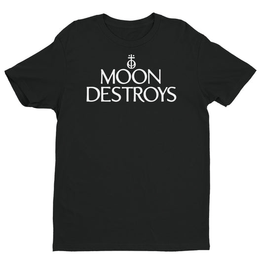 Moon Destroys Logo Short Sleeve T-shirt